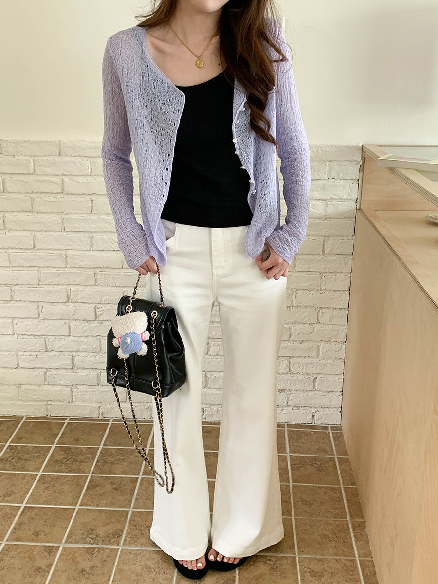 Damen Strickjacke Leicht Eveloria