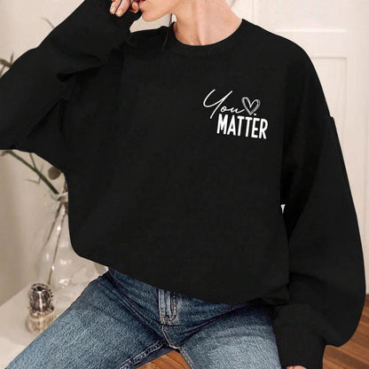 Damen Sweatshirt Lässig Inspirierendes Motiv Grau Eveloria