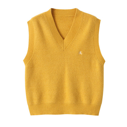 Damen Strickpullover V-Ausschnitt Feinripp Eveloria