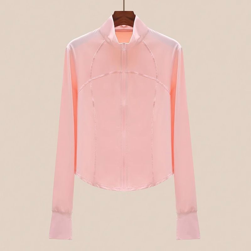 Damen Sportjacke Hochkragen Reißverschluss Eveloria