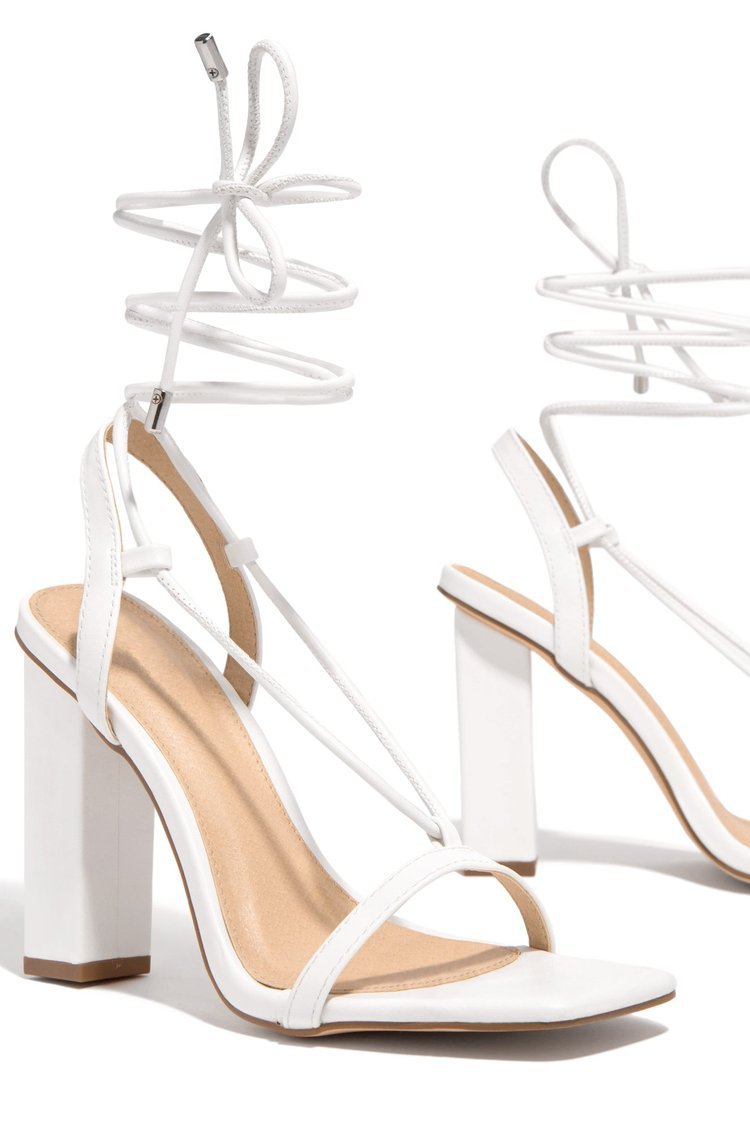 Damen High Heels Riemendesign Komfort Blockabsatz