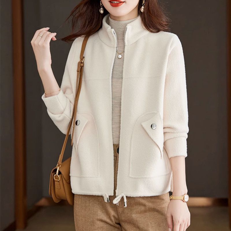 Eveloria Damen Fleecejacke Bequem Elegant