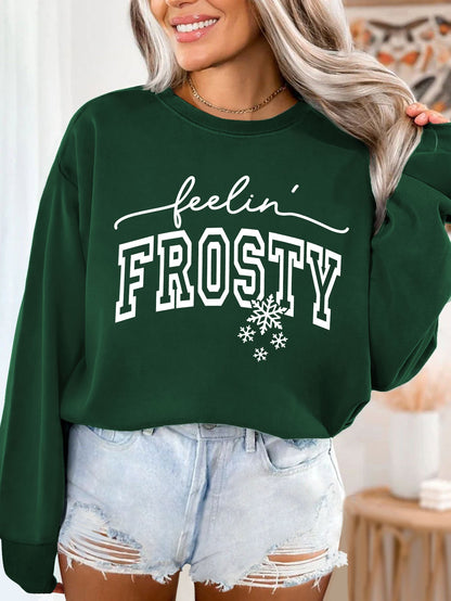 Damen Sweatshirt Grafik Aufdruck Eveloria