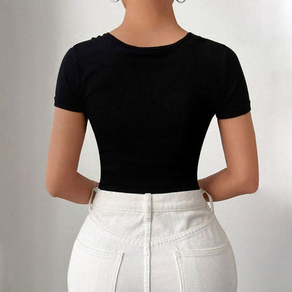 Damen Body Asymmetrisch Drapierung Eveloria