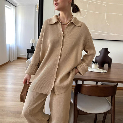 Damen Strickoberteil Rippmuster