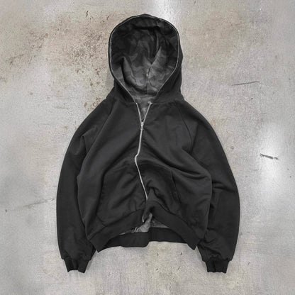 Damen Kapuzenpullover Camouflage Muster Breite Bündchen Eveloria