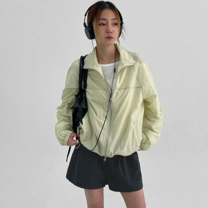 Damen Leichtwindjacke Hochkragen Eveloria - Eveloria