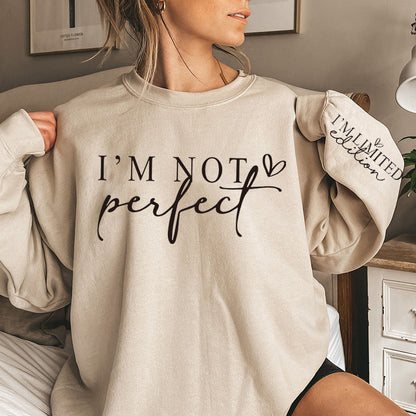 Damen Oversized Sweatshirt Statement-Print Eveloria