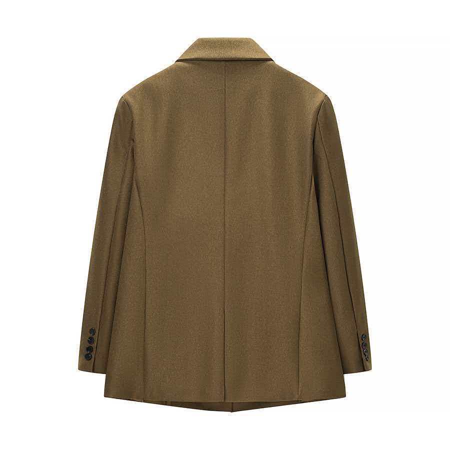 Damen Oversized Blazerjacke Klassisch Eveloria