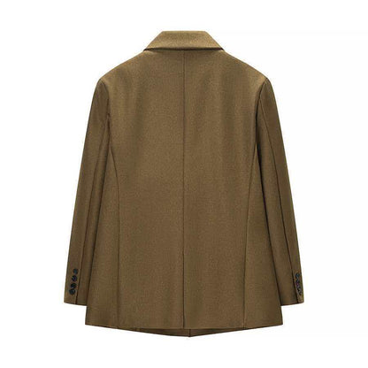 Damen Oversized Blazerjacke Klassisch Eveloria