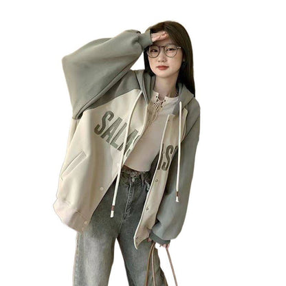 Damen Sportjacke Kapuzenjacke Lässig Eveloria