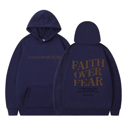 Damen Pullover mit Kapuze und Schriftzug aus hochwertigem Material