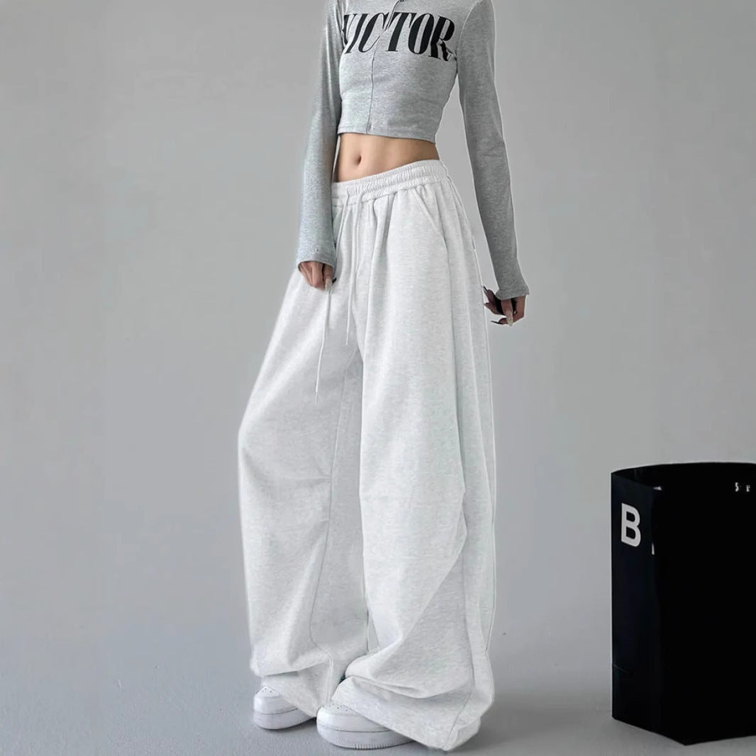 Damen Jogginghose Elastischer Bund Seitentaschen Bequem
