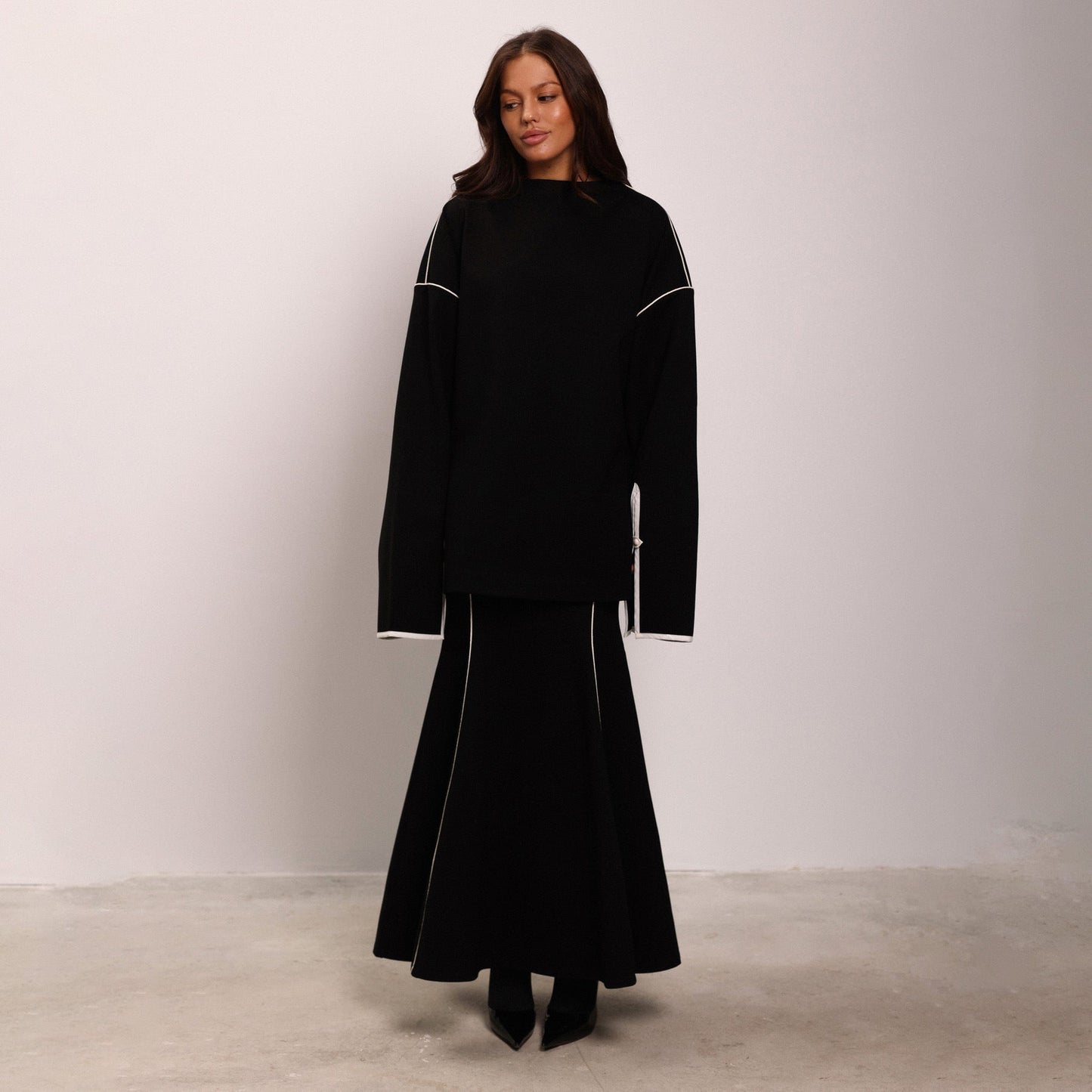 Damen Oversized Zwei-in-eins Kleidungsset