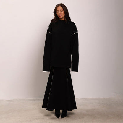 Damen Oversized Zwei-in-eins Kleidungsset