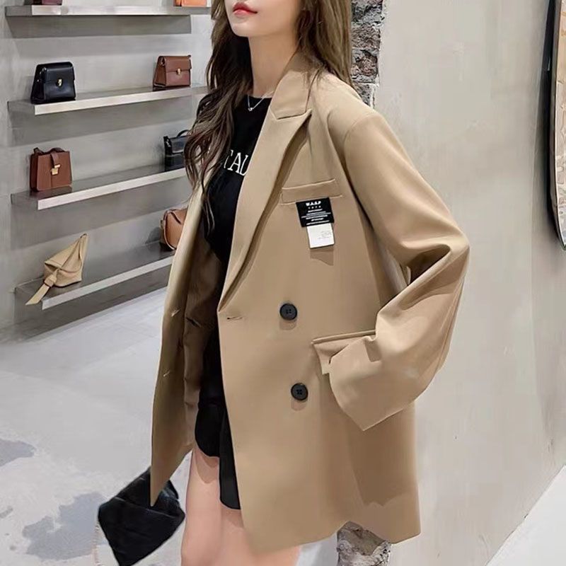 Damen Oversized Blazer Strukturiert Eveloria