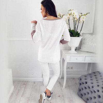 Damen Strickpullover Geometrisches Muster Feine Struktur Eveloria