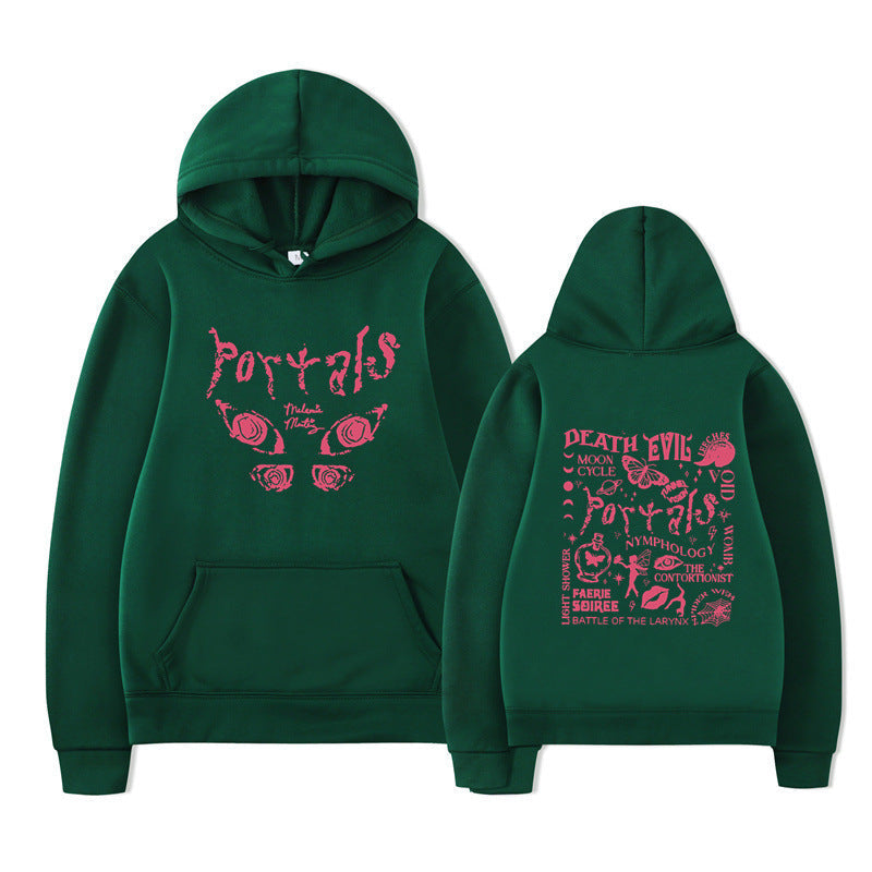 Damen Kapuzenpullover Bequem Kreatives Motiv Eveloria