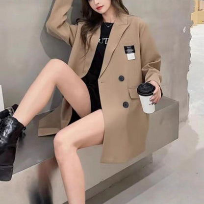 Damen Oversized Blazer Strukturiert Eveloria - Eveloria