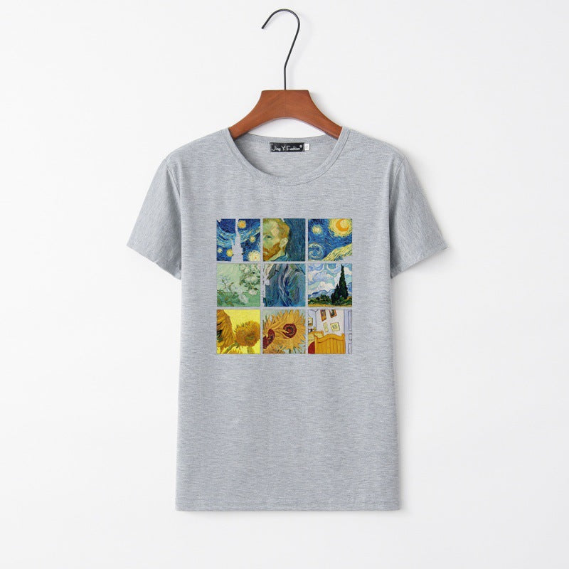 Damen T-Shirt Kunstprint Eveloria - Eveloria