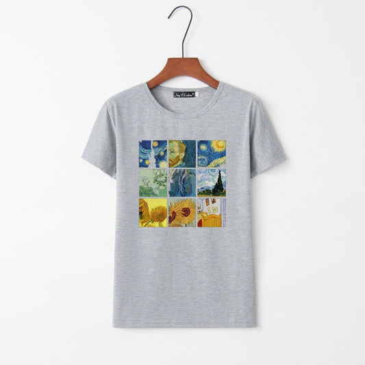 Damen T-Shirt Kunstprint Eveloria - Eveloria