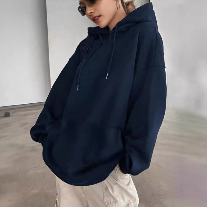 Damen Kapuzenpullover Glitzerndes Sternmotiv Eveloria