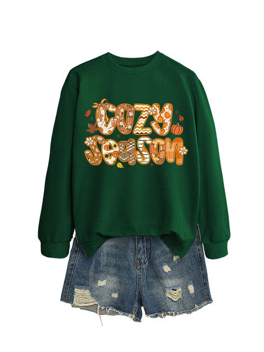 Damen Sweatshirt Herbstdesign Lässiger Schnitt Eveloria