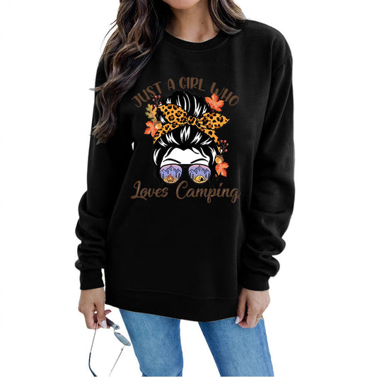 Damen Sweatshirt Campingmotiv Eveloria - Eveloria