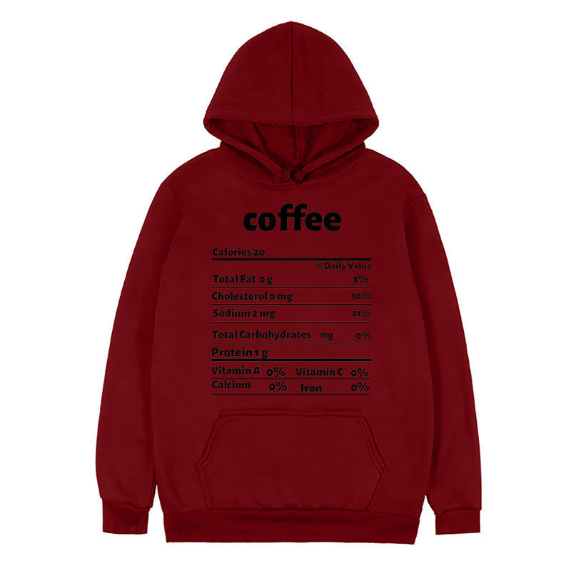 Damen Kapuzenpullover mit Nährwertdesign Eveloria