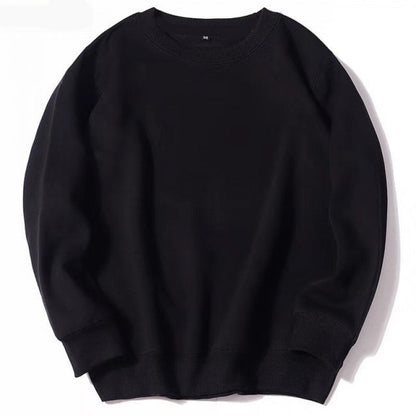 Eveloria Damen Sweatshirt Baumwollmix Rundhalsausschnitt Schwarz - Eveloria