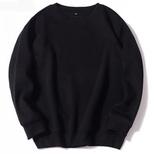 Eveloria Damen Sweatshirt Baumwollmix Rundhalsausschnitt Schwarz - Eveloria