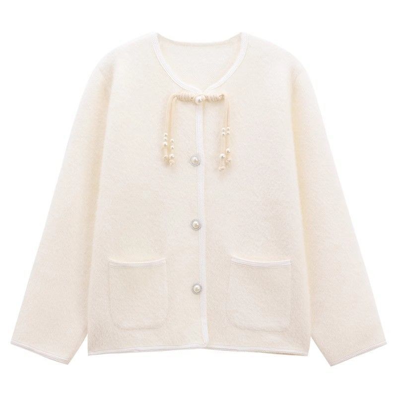 Damen Winterjacke Eveloria Kuschelig Wollstoff