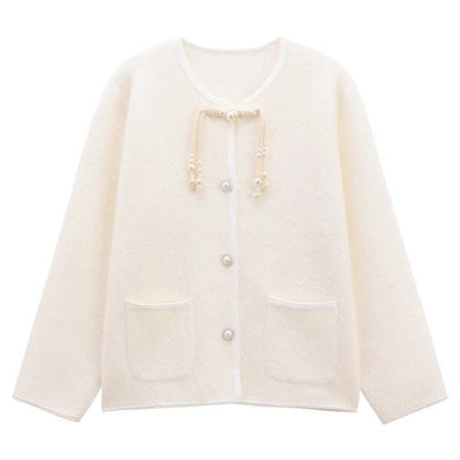 Damen Winterjacke Eveloria Kuschelig Wollstoff