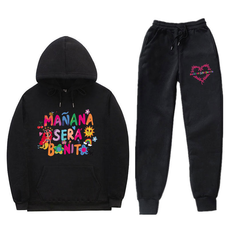 Damen Sweatshirt Jogginghose Set Bunt Eveloria
