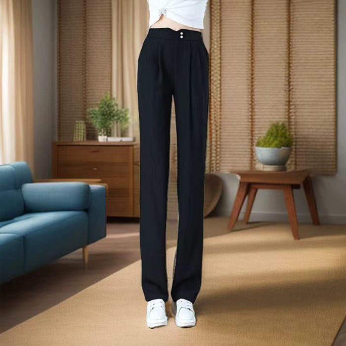 Damen Hochbundhose Faltenrock Elegant