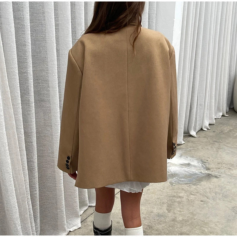 Damen Oversized Blazer Eveloria Großgeschnitten