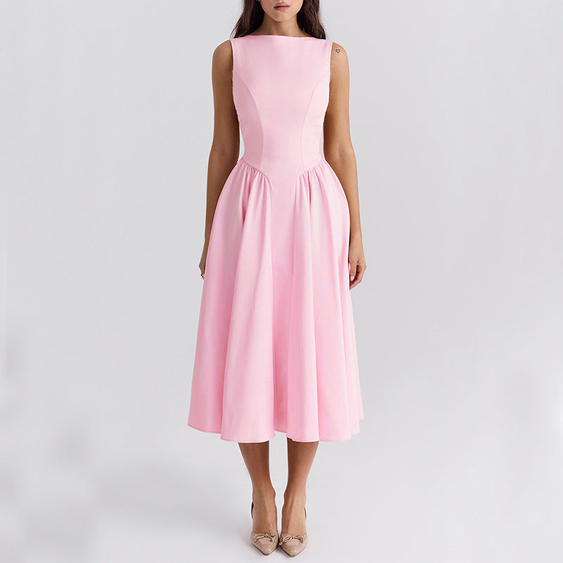 Damen Midi-Kleid Eveloria Elegant Ausgefallener Schnitt - Eveloria