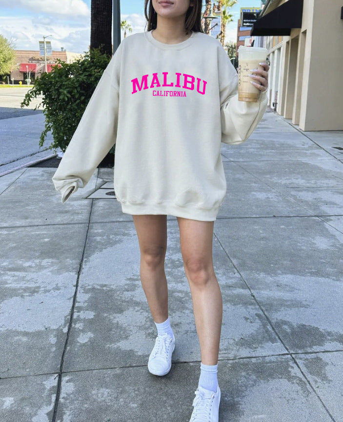 Damen Sweatshirt Weiches Material Lässiges Design