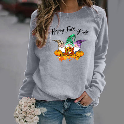 Eveloria Damen Herbst-Sweatshirt Gemütlicher Schnitt