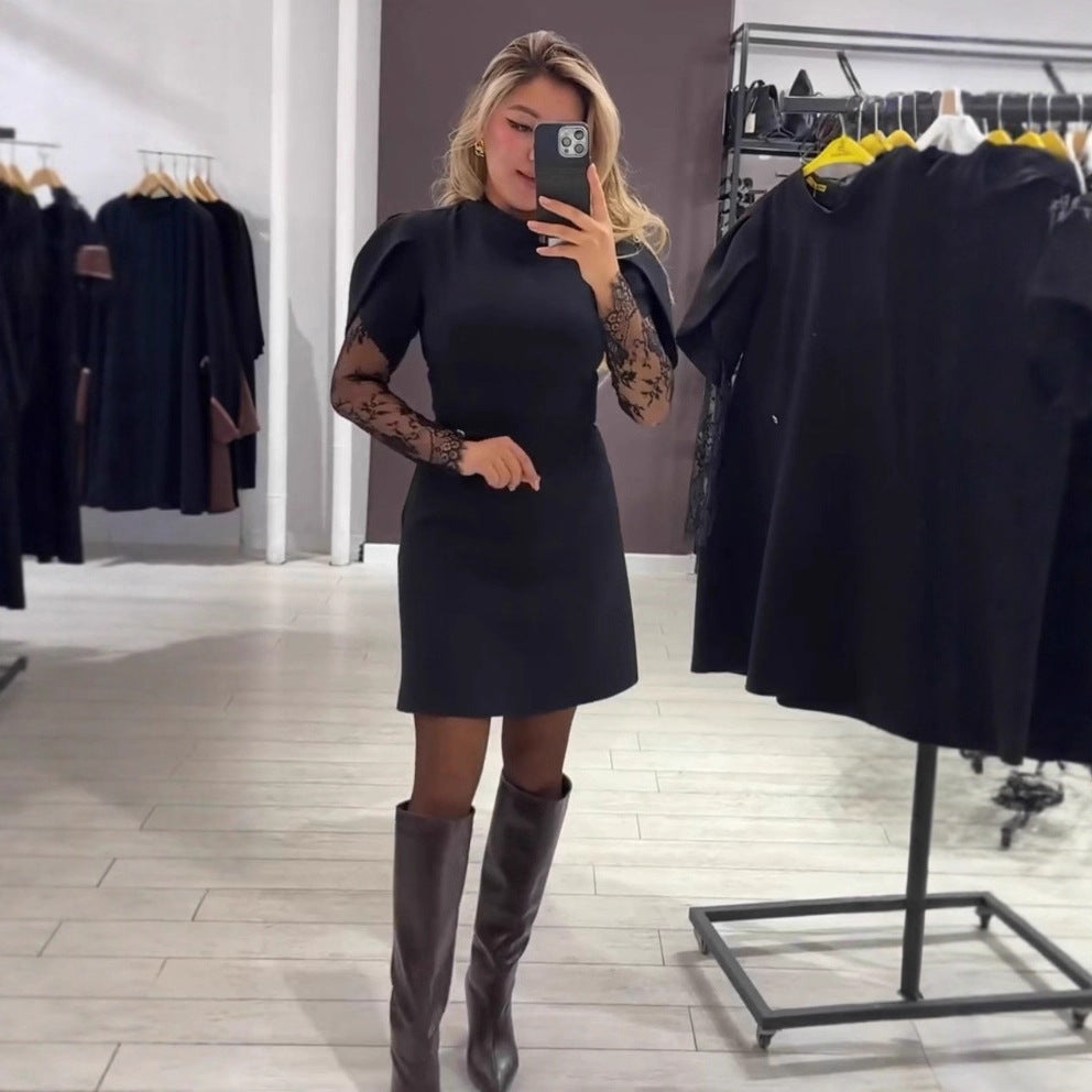Damen Kleid Spitze Figurbetont Eveloria