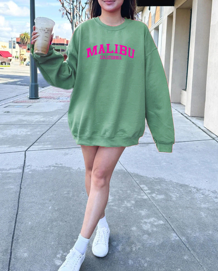 Damen Sweatshirt Weiches Material Lässiges Design