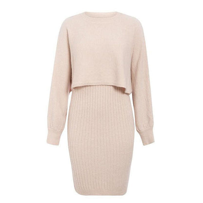 Damen Strickkleid mit Oberteil Eveloria