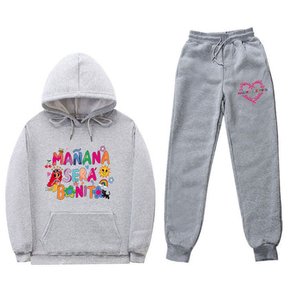 Damen Sweatshirt Jogginghose Set Bunt Eveloria