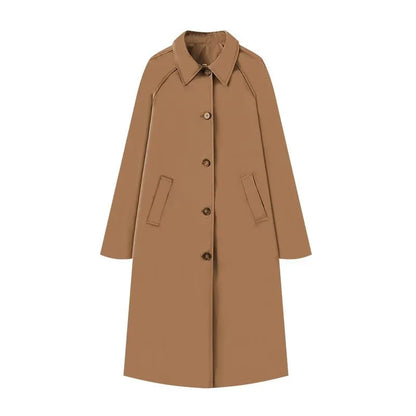 Eveloria Damen Trenchcoat Gefüttert Karomuster