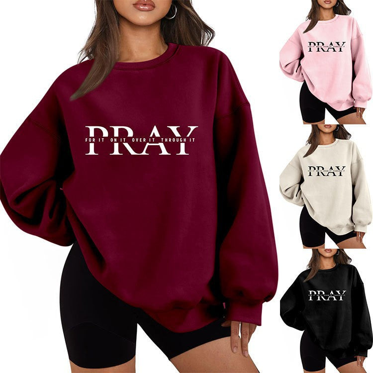 Damen Oversized Sweatshirt mit Aufdruck Eveloria - Eveloria