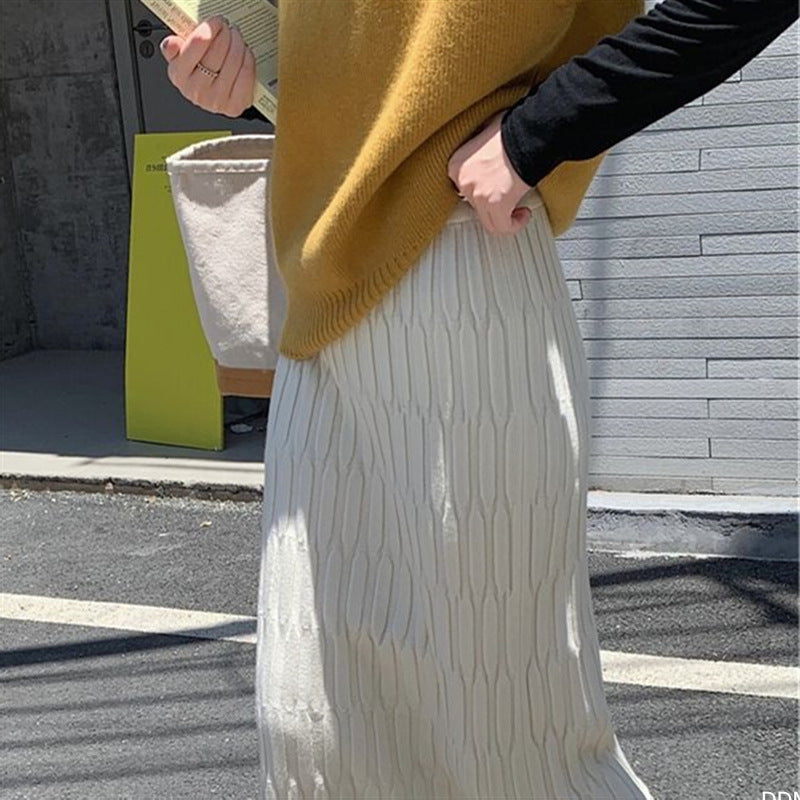 Damen Strickhose Weit Eveloria