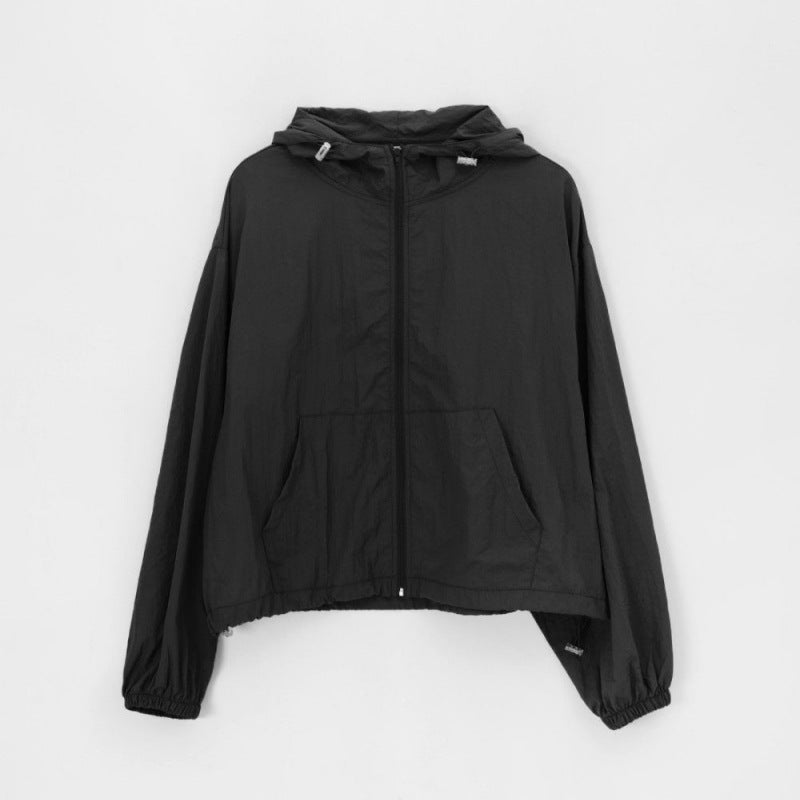 Damen Outdoor-Windjacke Leicht Verstellbar Eveloria