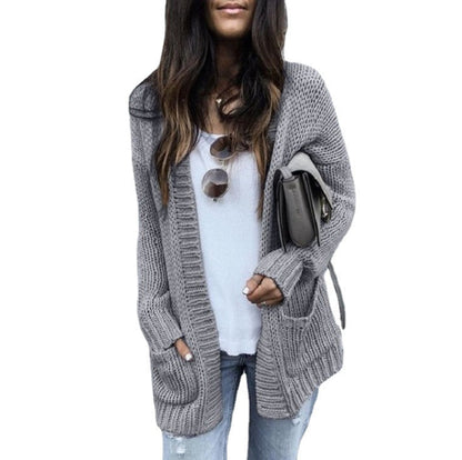 Damen Grobstrick Cardigan Eveloria