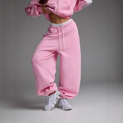 Damen Jogginghose Weite Passform Bequem Eveloria