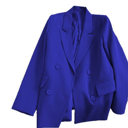 Damen Blazer Zweireihig Elegant Schnitt Eveloria